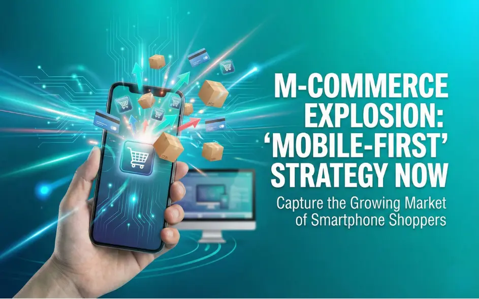 M-Commerce Explosion:  'Mobile-First' Strategy Now