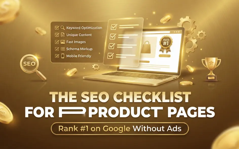 The SEO Checklist for Product Pages: Rank #1 Without Ads