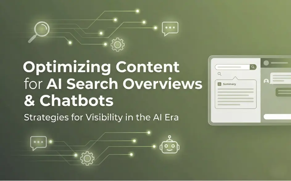 Optimizing Content for AI Search Overviews & Chatbots