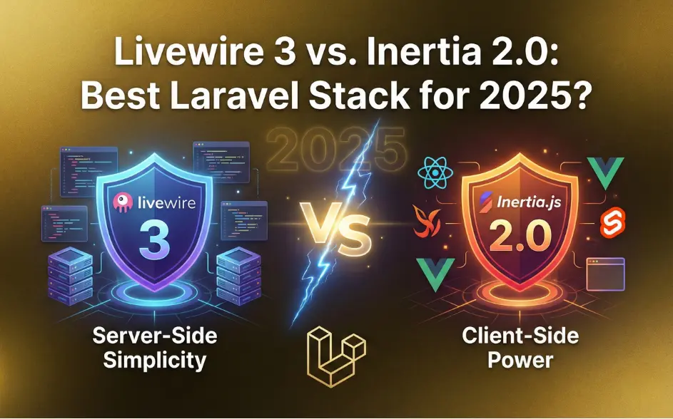 Livewire 3 vs. Inertia 2.0: Best Laravel Stack for 2025?