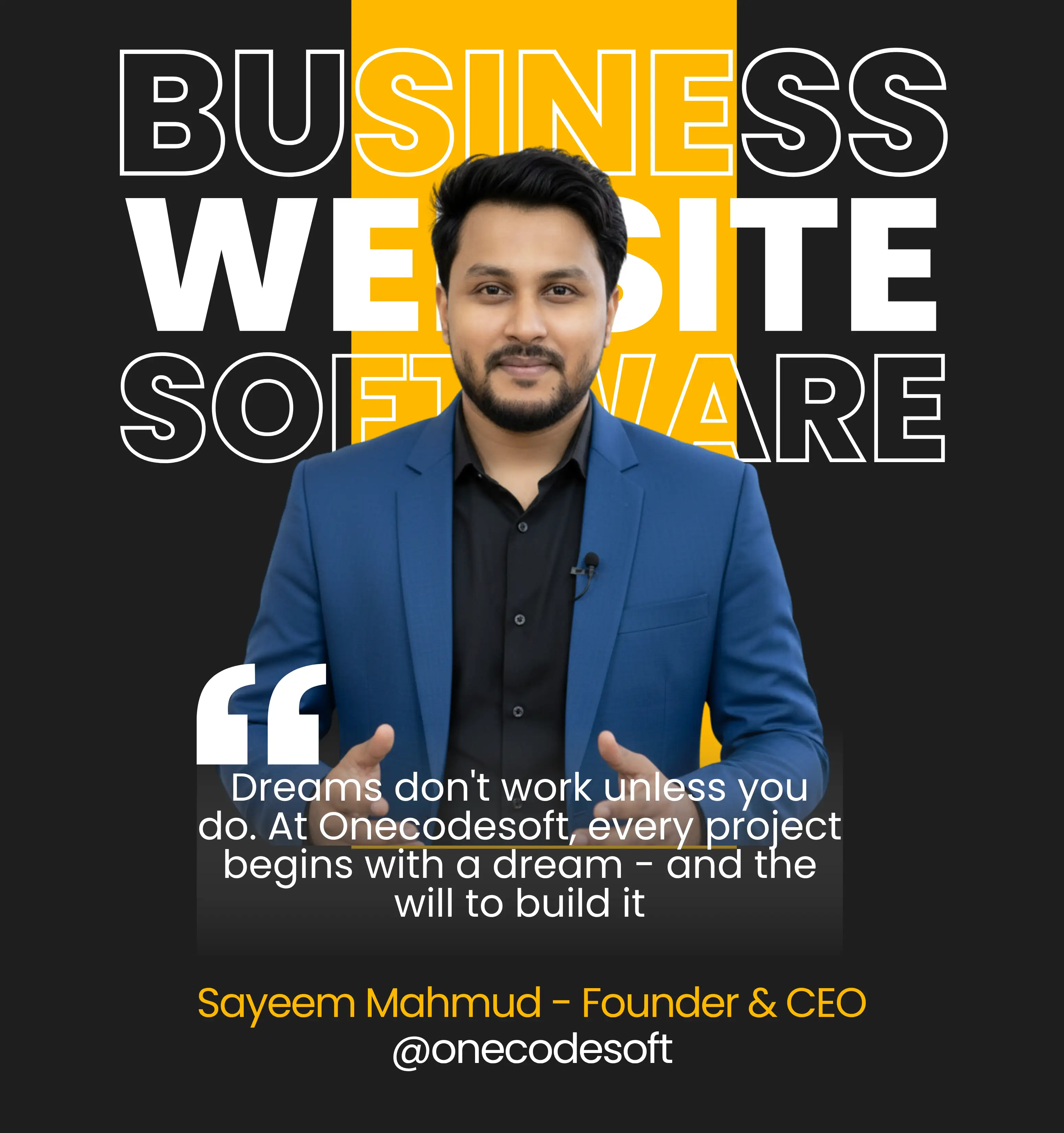Sayeem Mahmud - Founder and CEO | Onecodesoft
